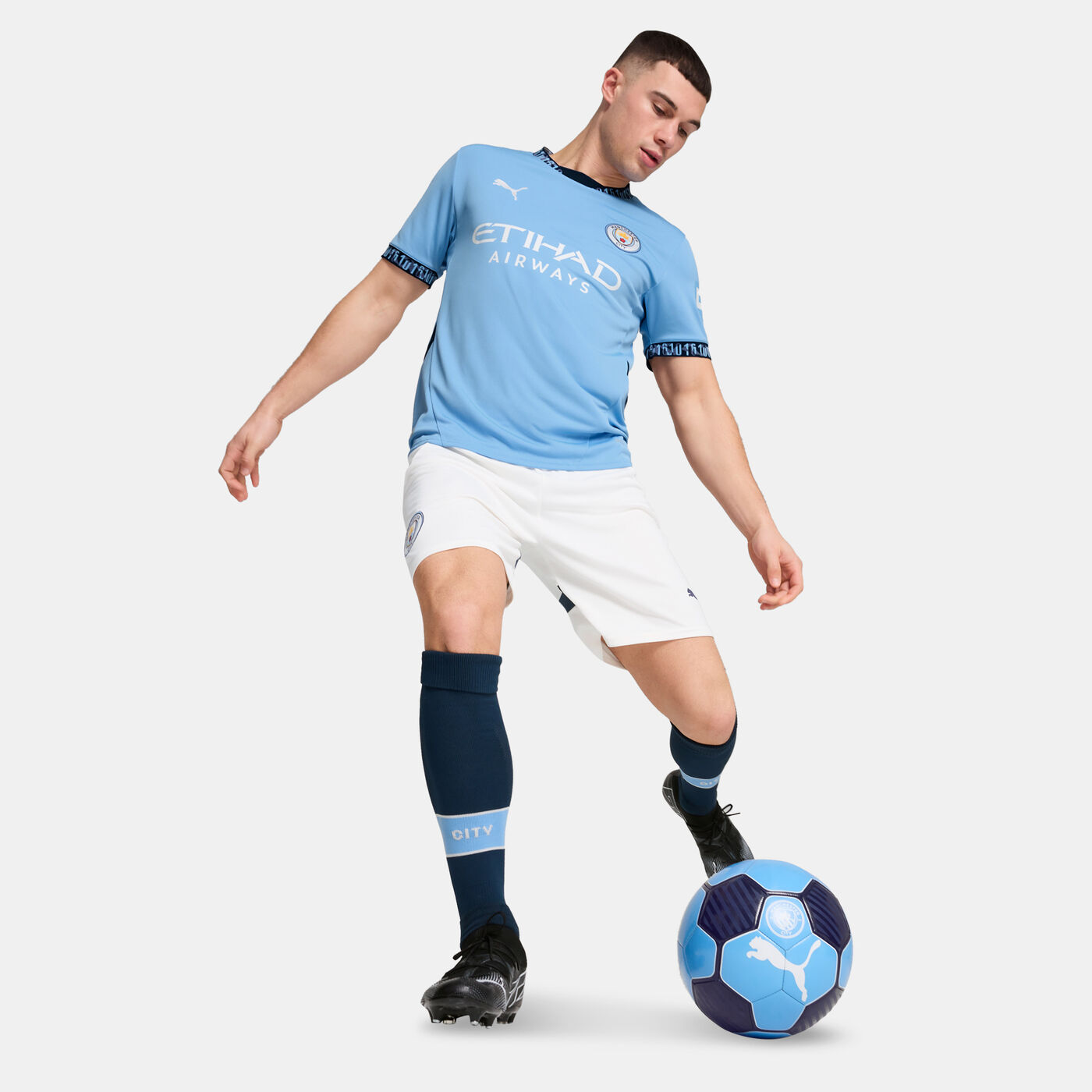 Men's Manchester City 24/25 Home Replica Football Shorts