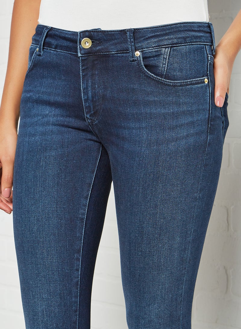 Skinny Fit Jeans Dark Blue