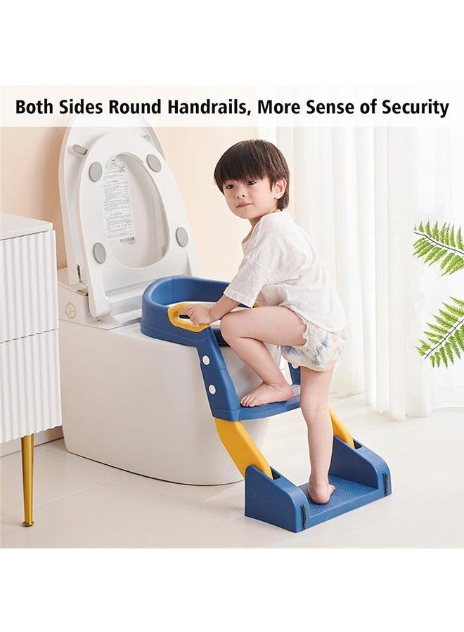 3-In-1 Foldable Potty Training Seat With Non-Slip Ladder