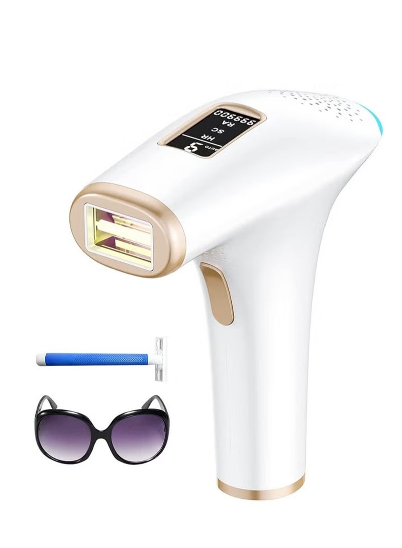 IPL Hair Removal Device 9 Levels and 999,900 Flashes Permanent Painless Home Laser Hair Removal for Women and Men
