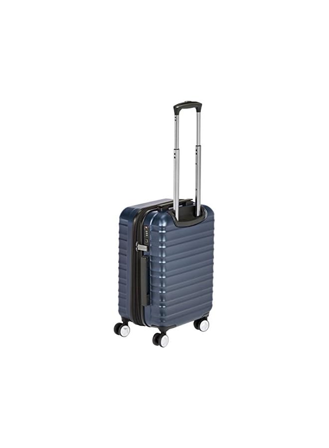 Hardside Spinner Luggage with Built-In TSA Lock - 21-Inch Carry-on, Navy Blue