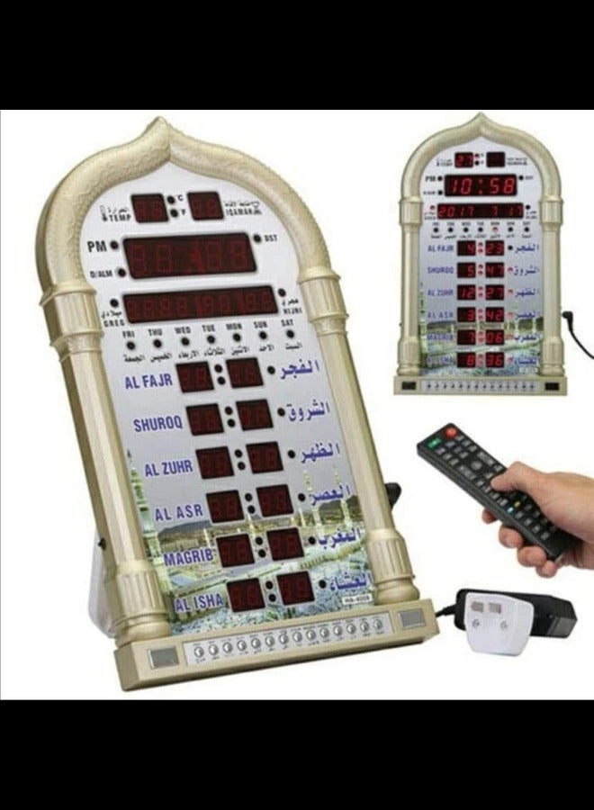 Precision Works Islamic Azan Clock Model 4004