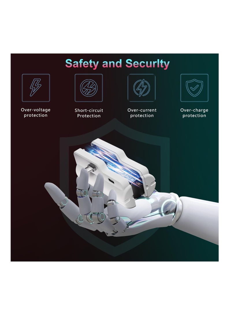 Battery Pack for Meta Quest 3 and Oculus 2, Fast 18W 5000mAh Head Strap Battery Charger, Quest 3S/3/2 Accessories -Lightweight & Portable Rechargeble Extended Battery, Extend VR Playtime