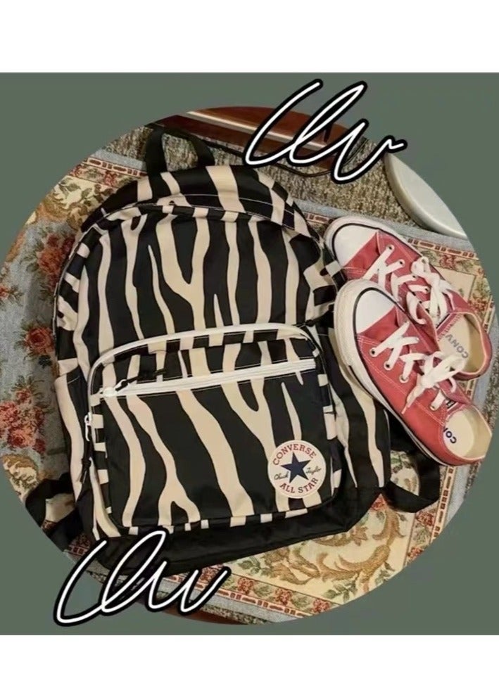 Classic GO 2 school bag  colorful stitching school bag  personalized school bag for the beginning of school