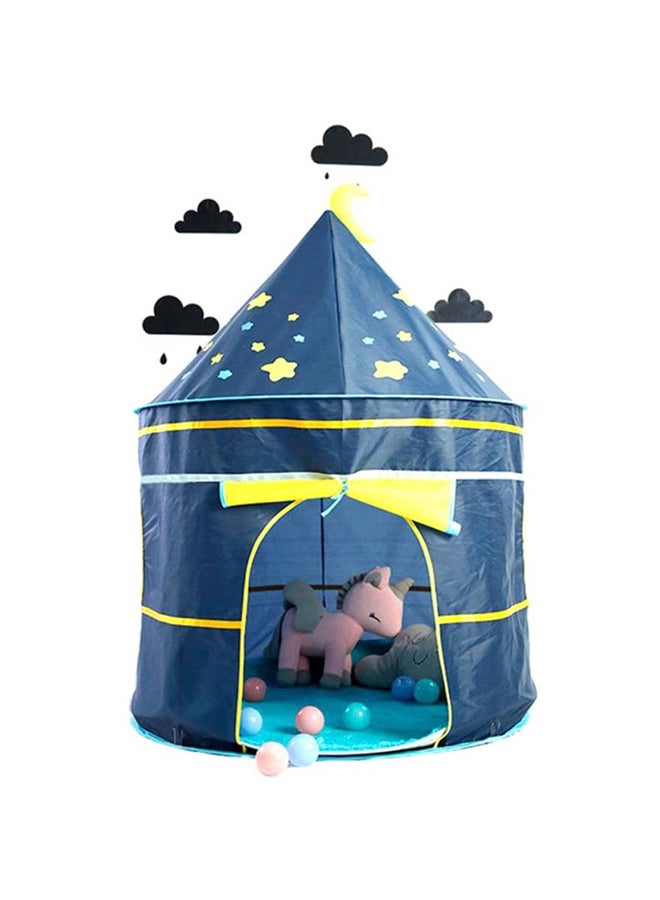 Princess Folding Portable Castle Colourful Unique Design Play House Tent 105x135x105cm