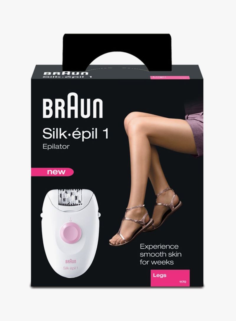 Silk Epil 1-170 Legs Epilator Pink/white