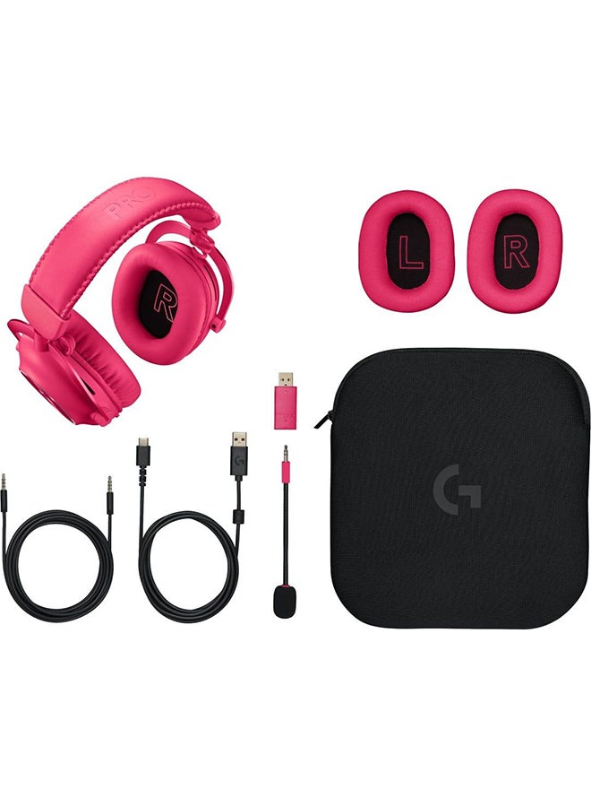 G PRO X 2 LIGHTSPEED Wireless Gaming Headset - Magenta