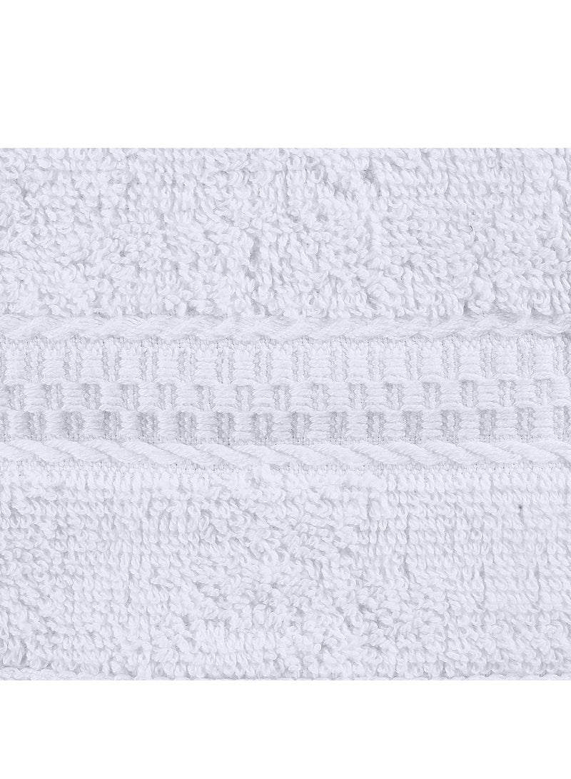 Utopia Towels [12 Pack Premium Wash Cloths Set (12 x 12 Inches) 100% Cotton Ring Spun, Highly Absorbent and Soft Feel Essential Washcloths for Bathroom, Spa, Gym, and Face Towel (White)