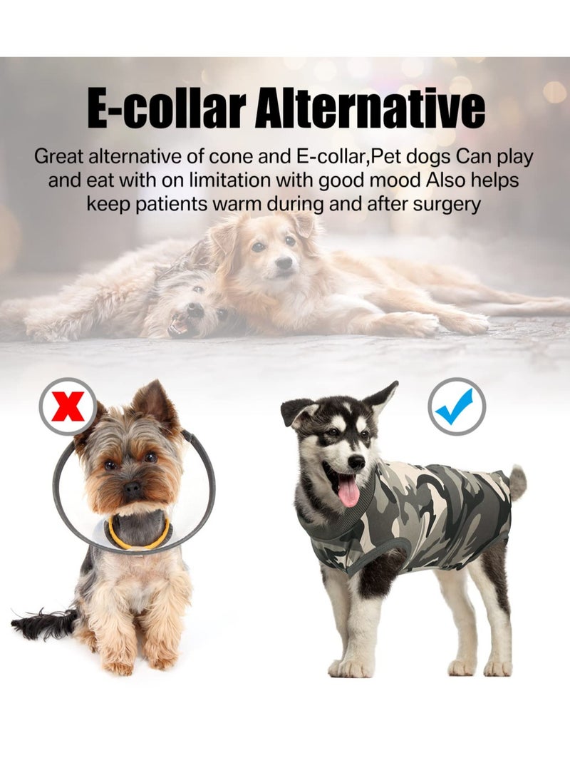 Dog Recovery Suit Anti-Licking Dog Onesie After Surgery Wound Protection Comfy and Stylish Dog Recovery Suit for Post Surgery Care M