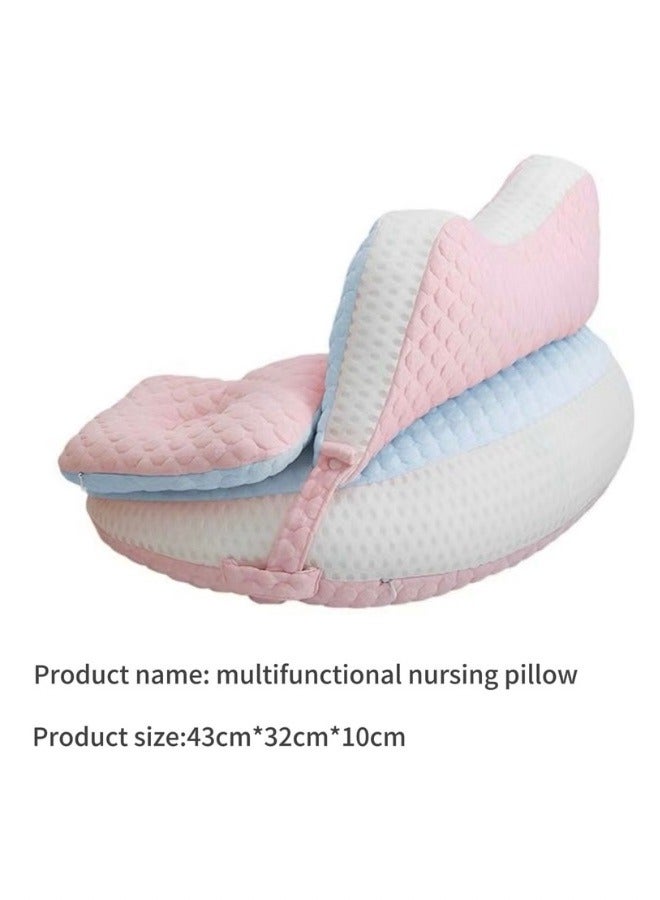 Nursing Pillow for Breastfeeding, Multi-Functional Original Plus Size Breastfeeding Pillows Give Mom and Baby More Support with Removable Cotton Cover