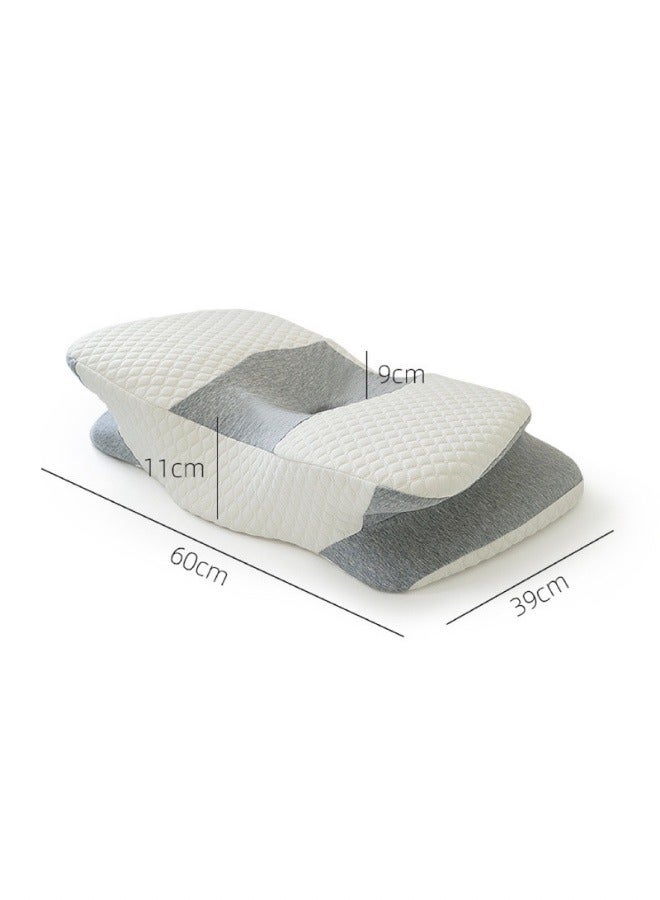 Memory Foam Pillow Ergonomic Contour Pillow for Neck and Shoulder Pain Relief