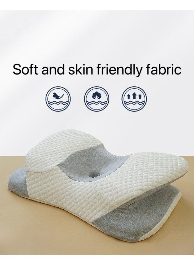 Memory Foam Pillow Ergonomic Contour Pillow for Neck and Shoulder Pain Relief