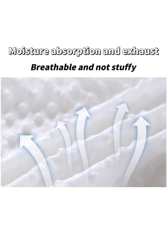 Comfortable Pillow White Cervical Orthopedic Memory Foam Ergonomic Contour Pillow 60×40×12cm