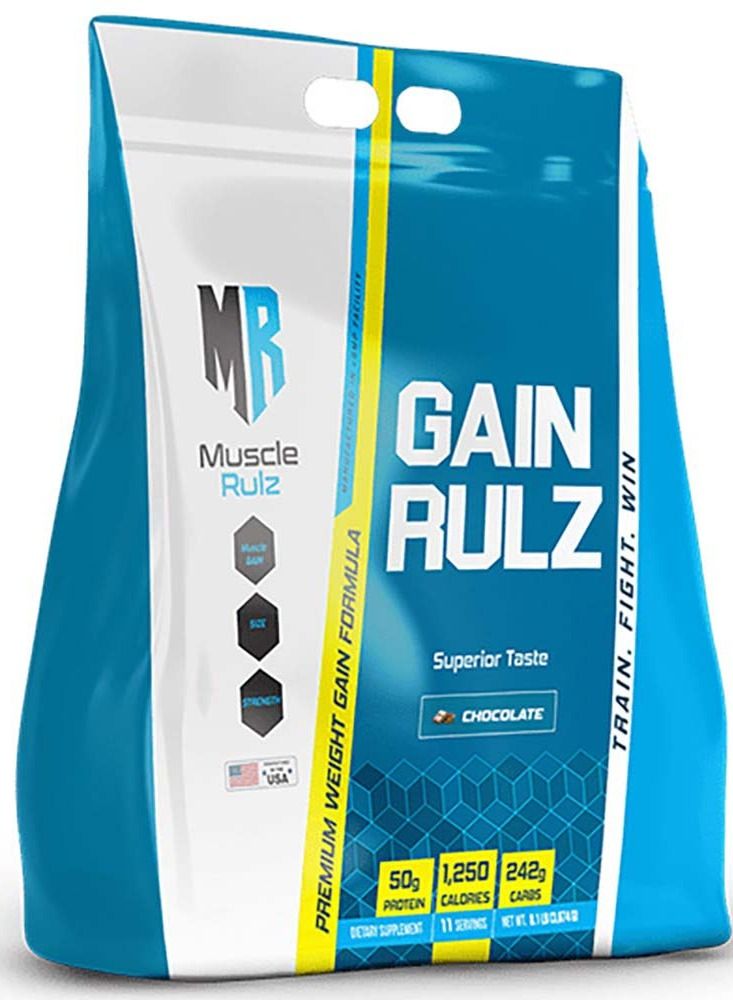 Muscle Rulz Gain Rulz, Chocolate, 8 LB