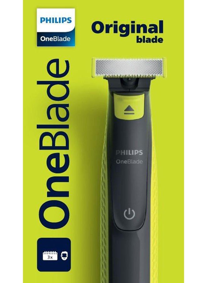 One Blade Shaver Wet And Dry Rechargable Black/Green