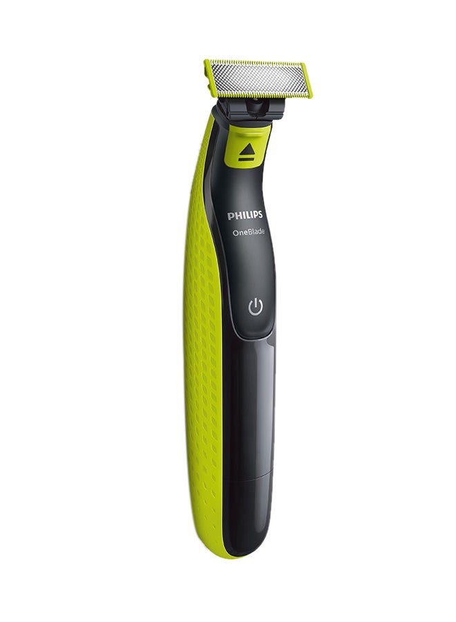 One Blade Shaver Wet And Dry Rechargable Black/Green