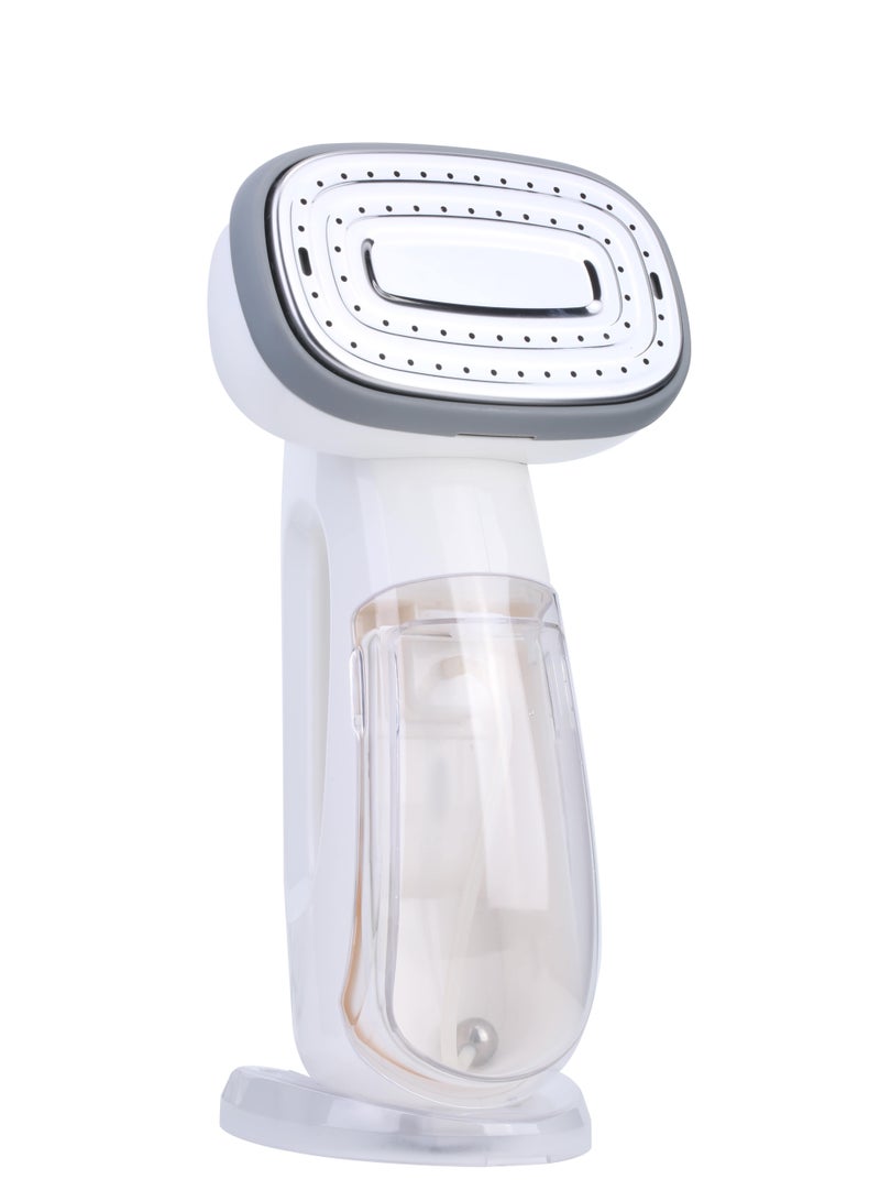 Garment Steamer with Digital LED Display | 3 Level Steams - Low/Medium/High | Continuous Work -30 Min with Auto-Shut Off Function | Detachable Tank Capacity & Removable Fabric Brush 300 ml 2000 W SGS-323 White