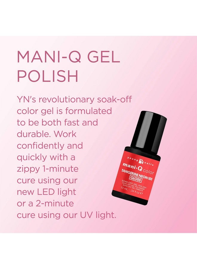 Maniq Gel Polish Color Gel Nail Polish For Natural Or Artificial Nails Cure With Led Or Uv Light Soak Off Gel Polish 0.34 Fl Oz.