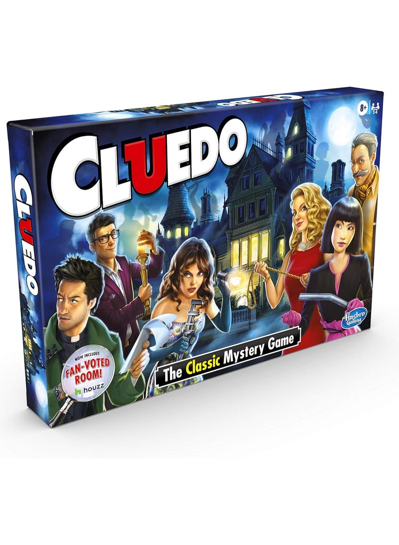 Cluedo The Classic Mystery Board Game, Strategy Board Game For Family And Kids Ages 8+, Perfect Gifts For Kids