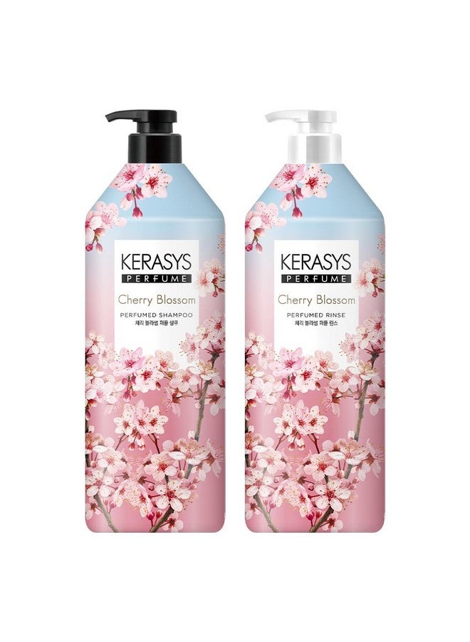 Cherry Blossom Perfumed 33.8 Fl Oz / 1L (Shampoo + Conditioner Set)