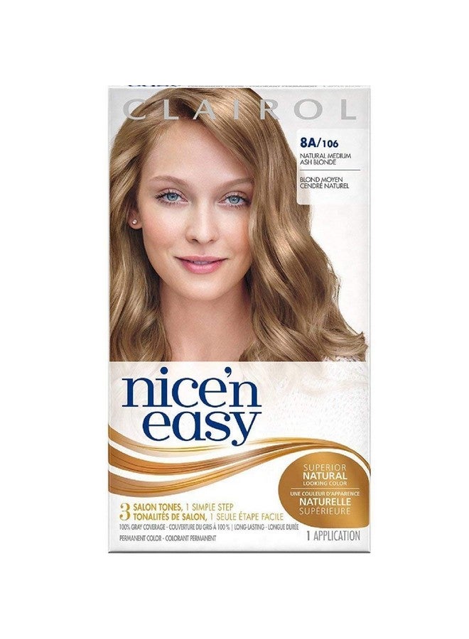 Nice 'N Easy Permanent Color 8A/106 Natural Medium Ash Blonde 1 Ea