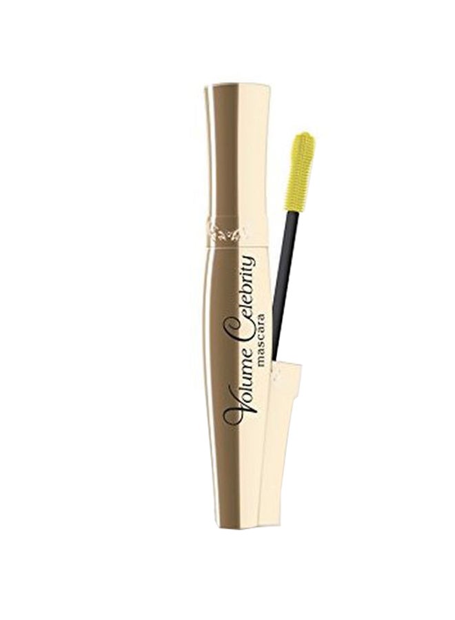 Volume Celebrity Thickening And Lengthening Mascara With Rebuilding Serum Black