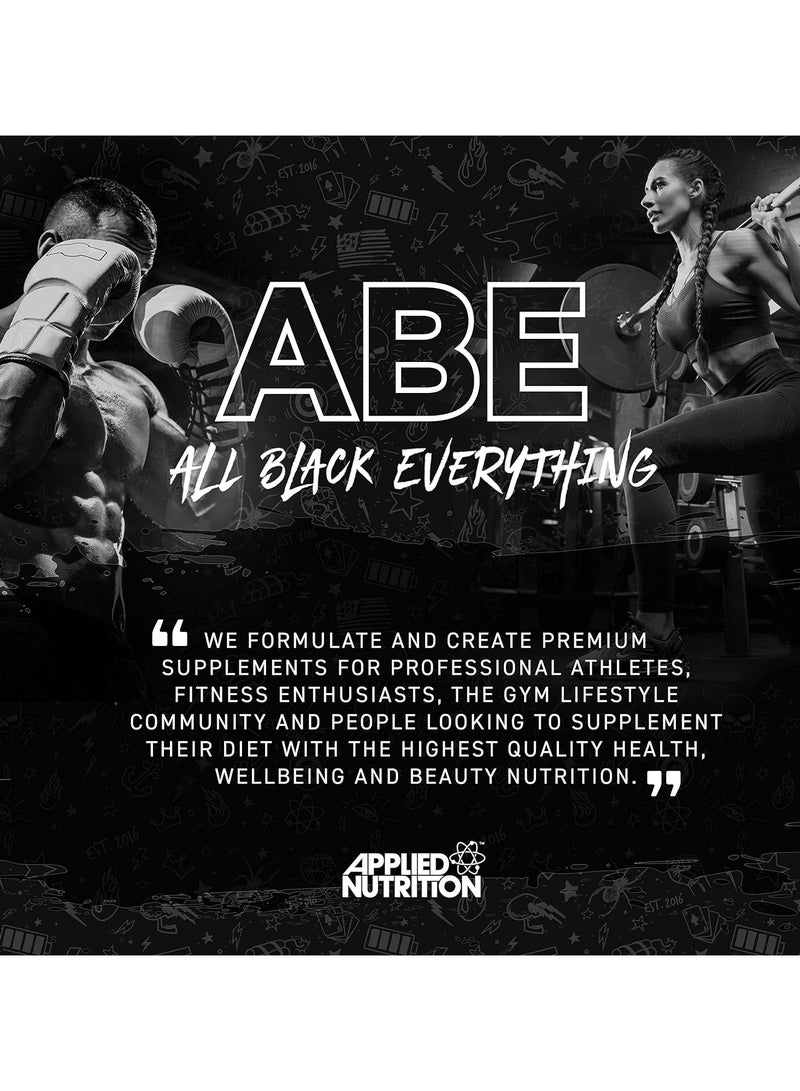 Abe Ultimate Pre-workout With Icy Blue Raz Flavor 30 Servings 375gm