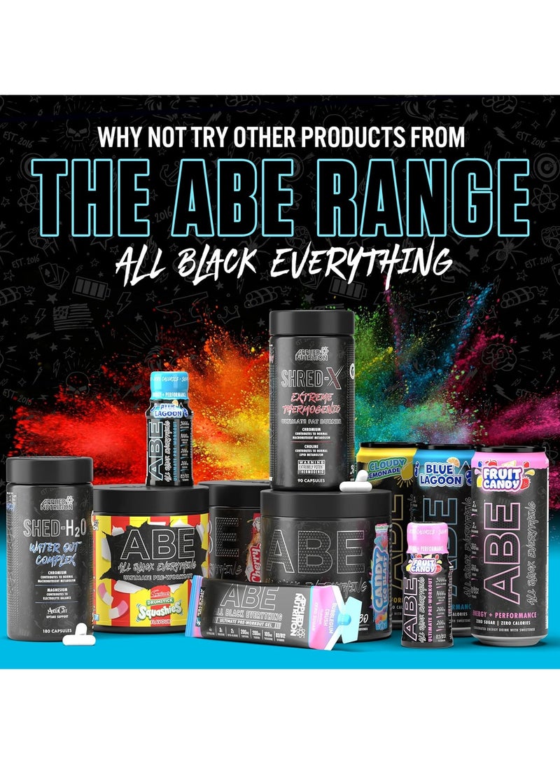 Abe Ultimate Pre-workout With Icy Blue Raz Flavor 30 Servings 375gm