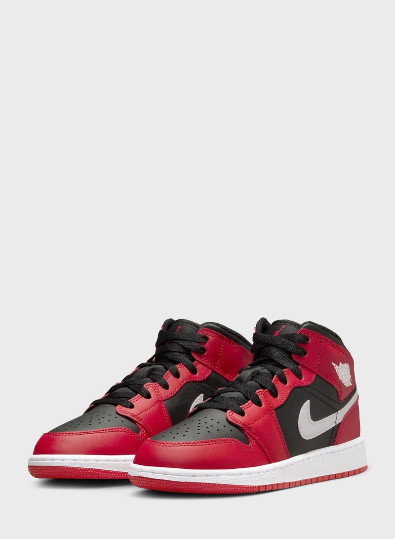 Youth Air Jordan 1 Mid Bg