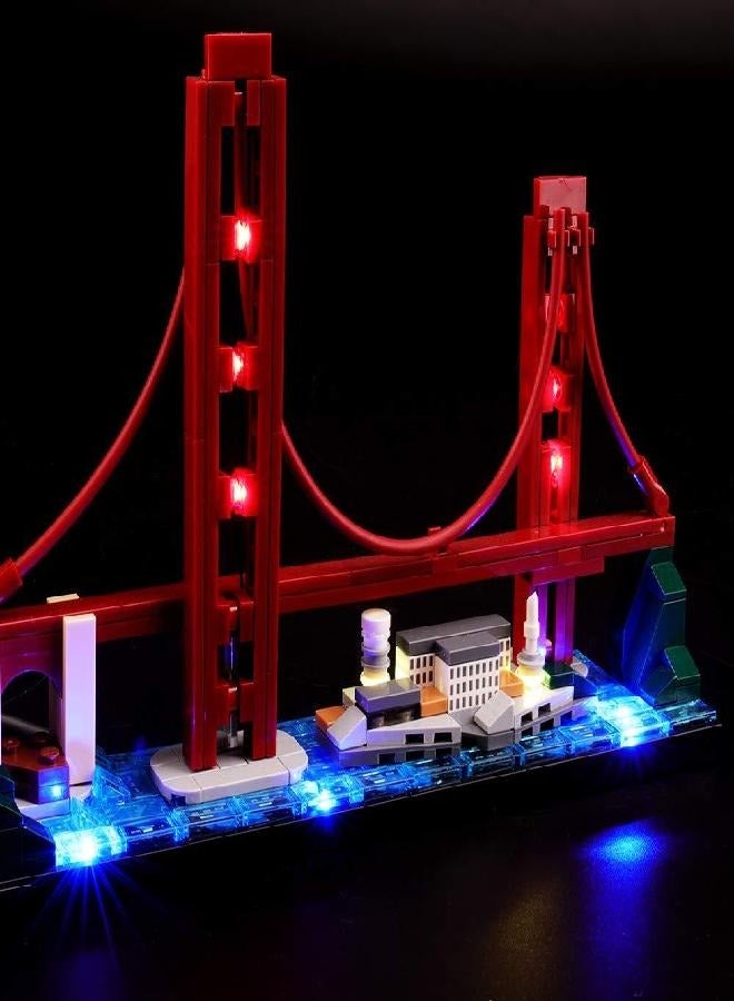 LIGHTAILING Light Set for (Architecture San Francisco) Building Blocks Model - Led Light kit Compatible with 21043(NOT Included The Model)