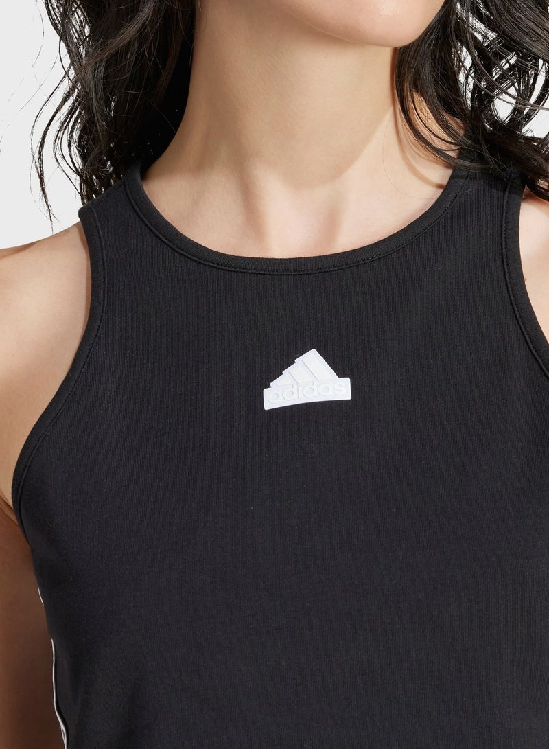 Future Icon 3 Stripe Tank