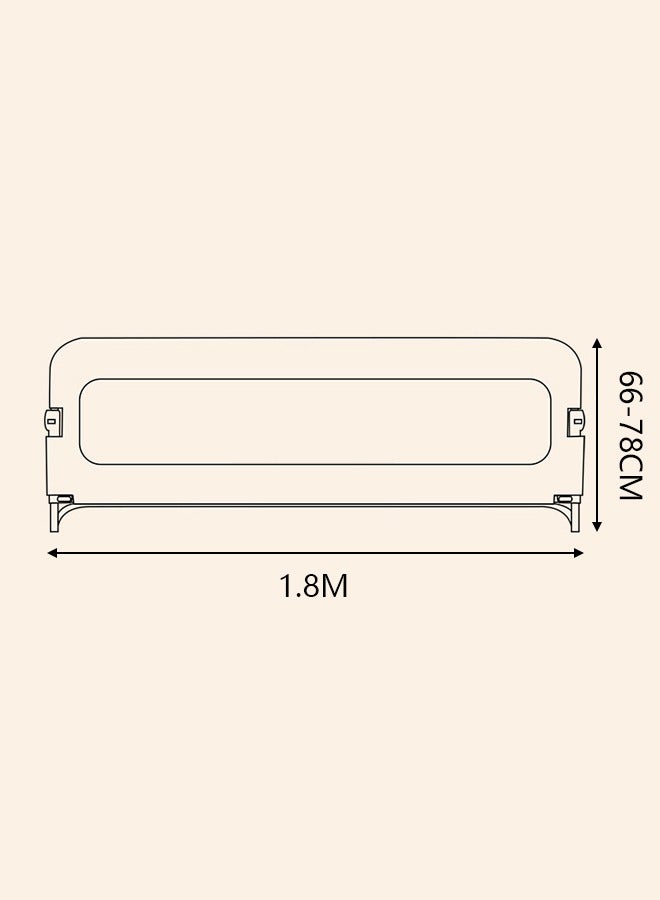 Foldable Baby Bed Rail Guard Bumper Rail For Toddler