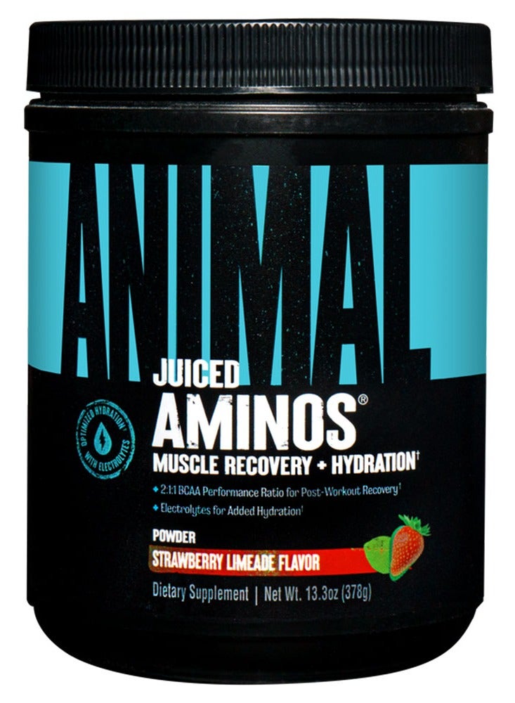 Animal Juiced Aminos Strawberry Limeade Flavour  30 Servings Post Workout Recovery