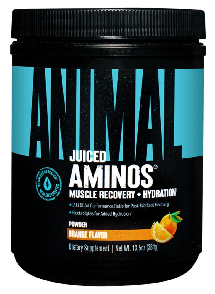 Animal Juiced Aminos Muscle Recovery + Hydration Orange Flavour 30 Servings