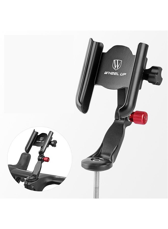 360 Degree Adjustable Bike Phone Holder Aluminum Alloy Smart Phone Holder Mountain Bike Navigation Bracket
