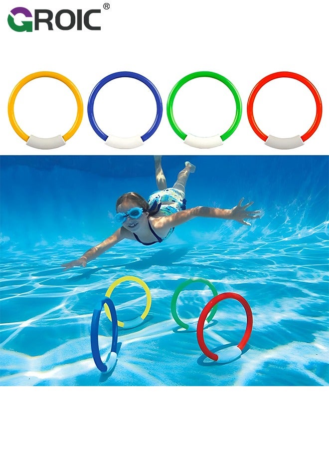 22 Piece Diving Playset, Pool Kids Toys, Water Toys, Diving Training Including Diving Rings, Diving Grass, Diving Fish Bones, Underwater Gems