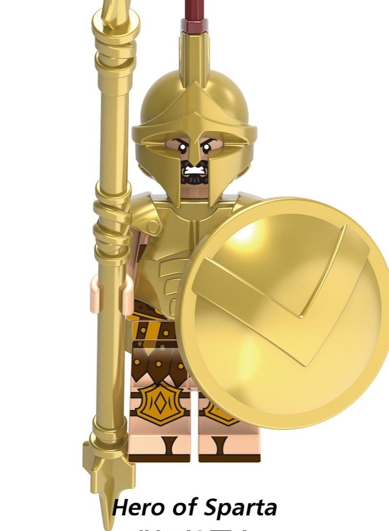 Roman Soldier Spartan Valiant Templar Knights X0316 Building Block