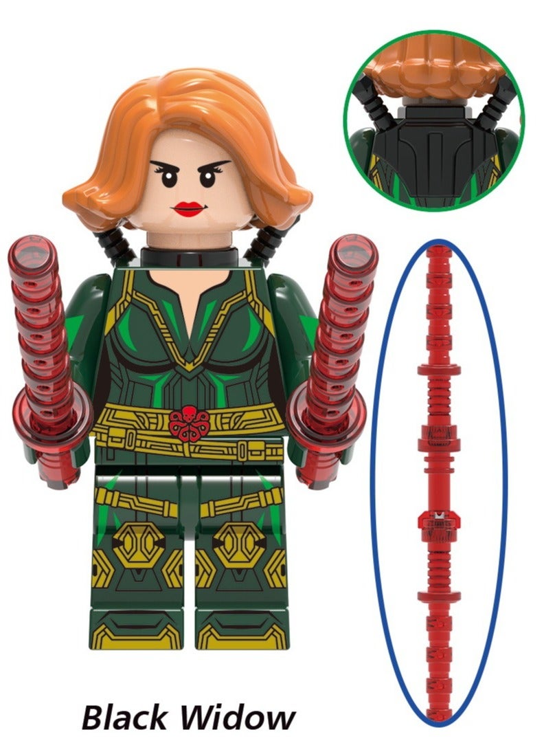 Puzzle toy Marvel Black Widow Iron Lady Imitates Master Ren Zi