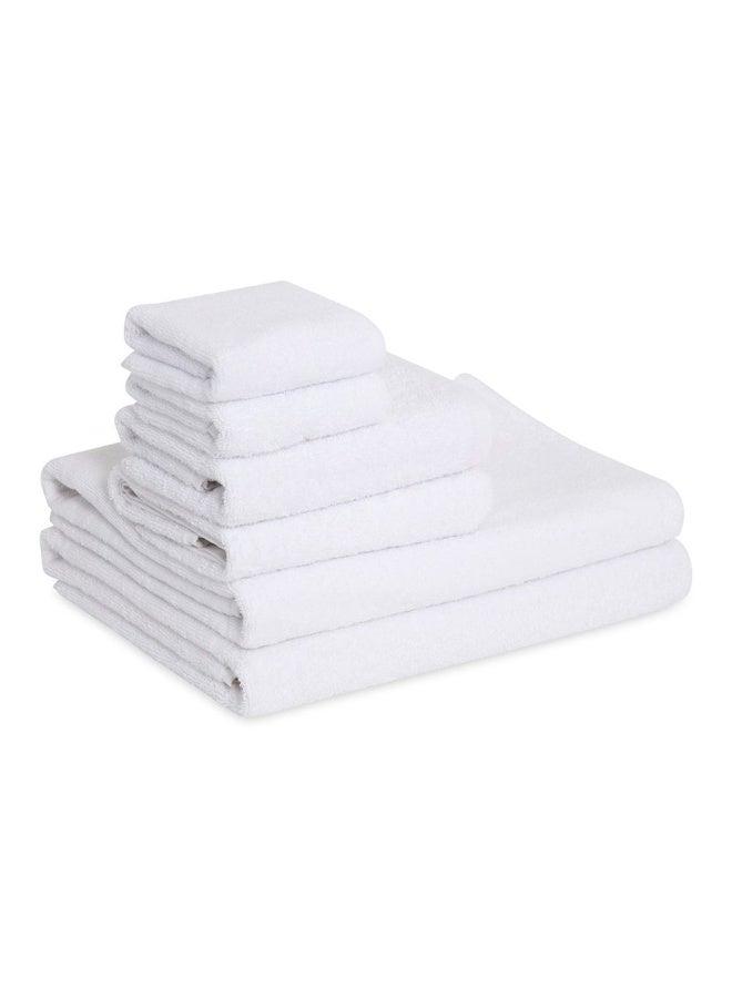Pack of 6Vivian Turkish Towel - White