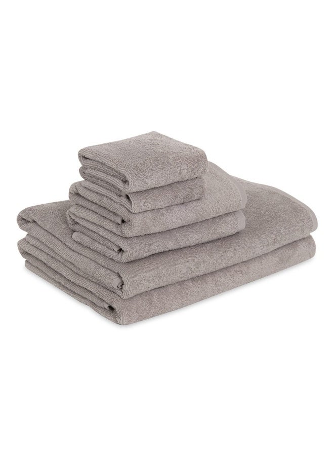 Pack of 6 Vivian Turkish Towel Slate