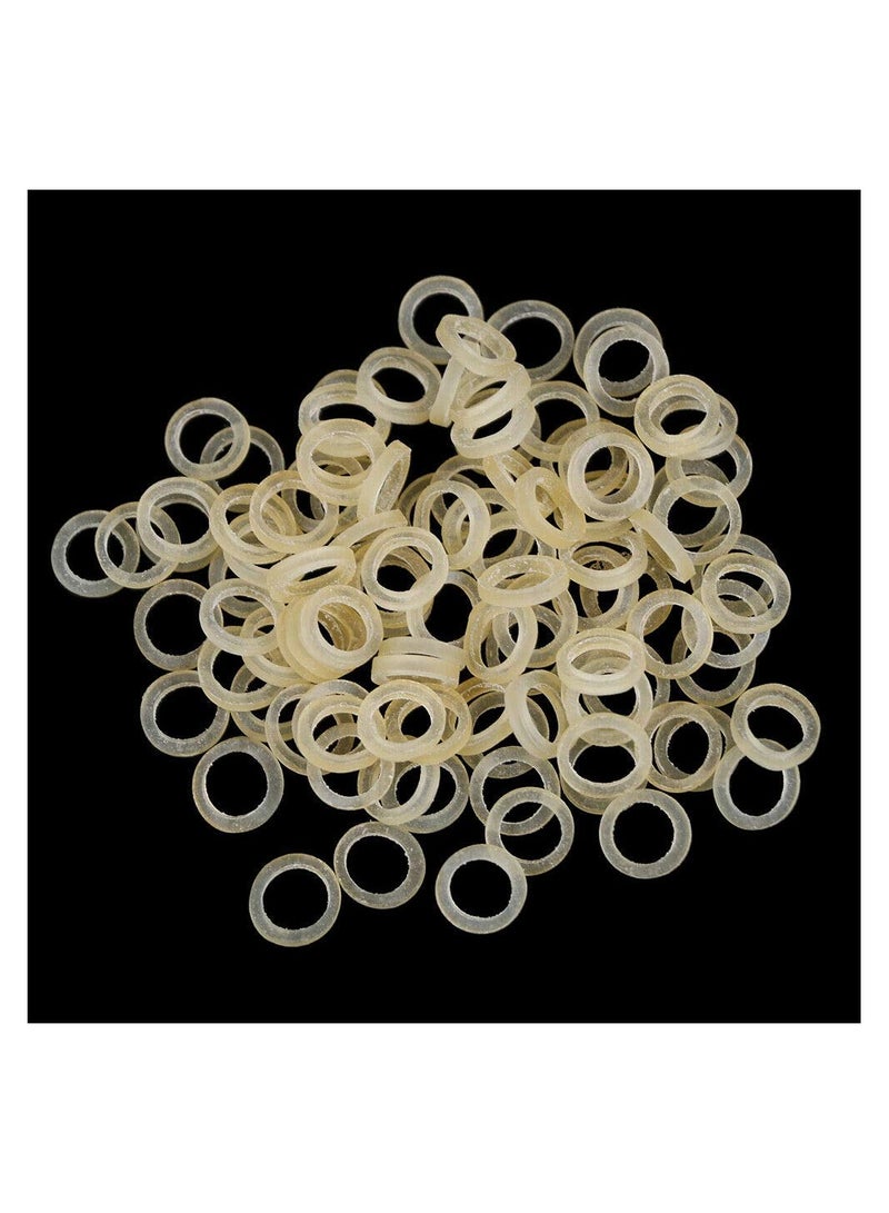 500 Pcs Orthodontic Elastic Rubber Bands Dental Rubber Bands for Dentist Clinic Orthodontic Supplies, for Dreadlocks, Hair, Braids, Fix Tooth Gap