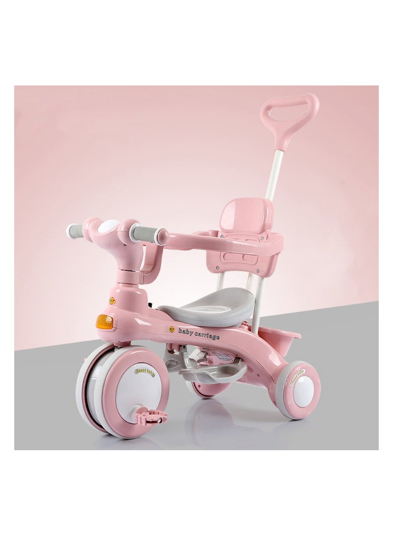 Children Tricycles Bicycles with Guardrail Stroller  for Toddler Boys and Girls 1-3 Years Old Baby