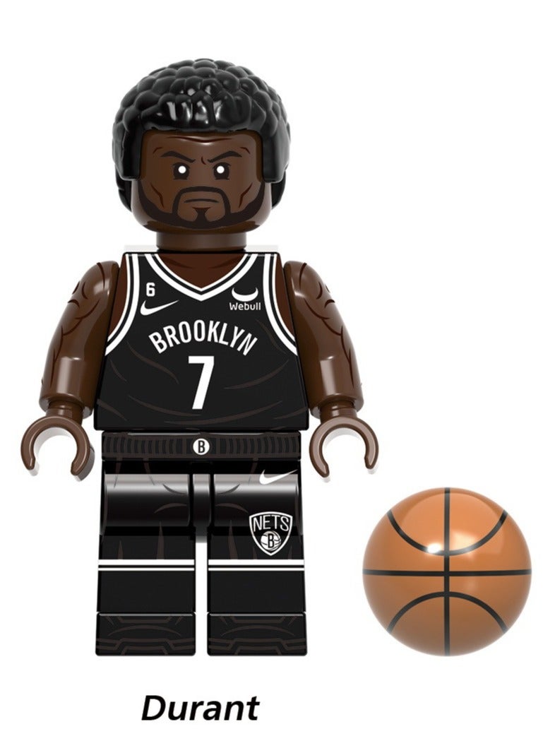 Basketball Game NBA Star Series Assembly Building Block Figurine Toys 8Pieces