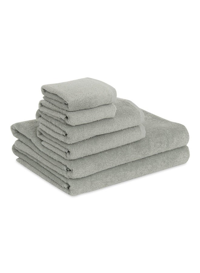 Pack of 6 Vivian Turkish Towel Sage