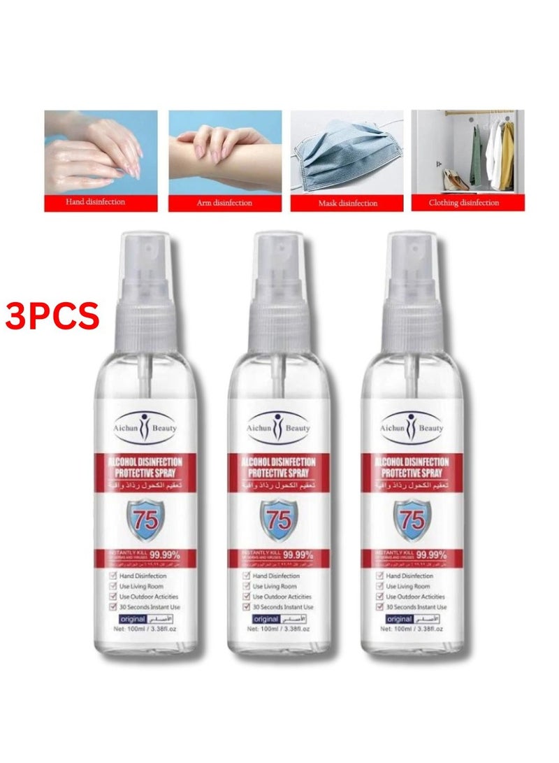 Alcohol Hand Sanitizer Disinfection Protective Spray 75% Solution 100Ml