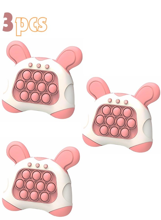 3 PCS Push Game Console Series Toys Push Bubble and Key Presses Are Made of a Soft Textured Rubber For Kids