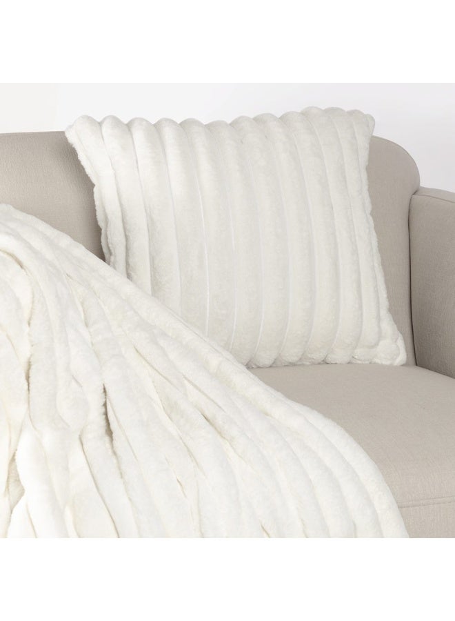 Afton Throw, White - 127X152 Cm