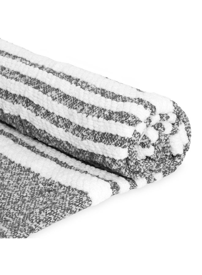 Boucle Throw 127X152 Grey