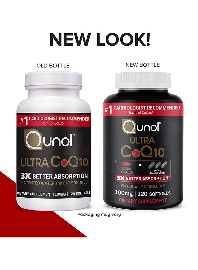 CoQ10 3X Better Absorption 100mg - 120 Softgels