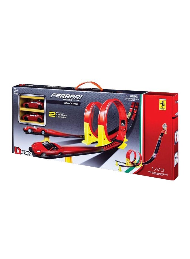 Sh-31216 B Ferrari Race And Play Dual Loop - Scale: 1:43